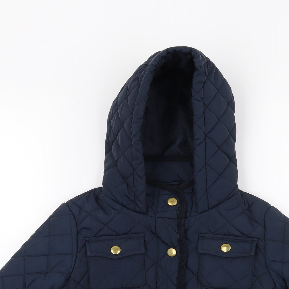 Marks and Spencer Boys Blue   Quilted Coat Size 5-6 Years