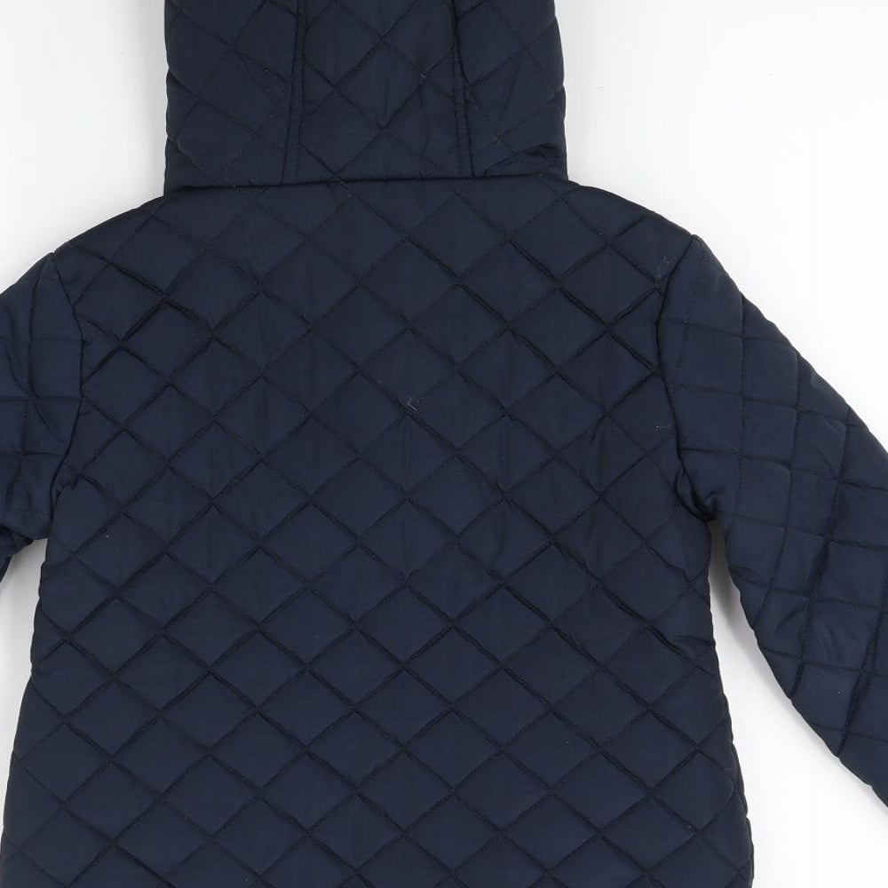 Marks and Spencer Boys Blue   Quilted Coat Size 5-6 Years