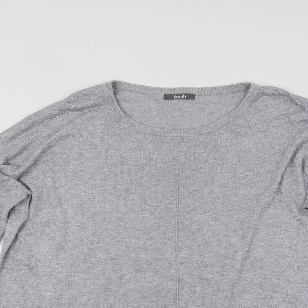 South Womens Grey  Knit Jumper Dress  Size 20