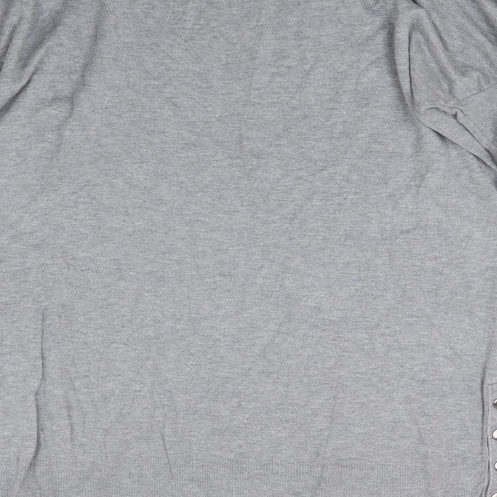 South Womens Grey  Knit Jumper Dress  Size 20