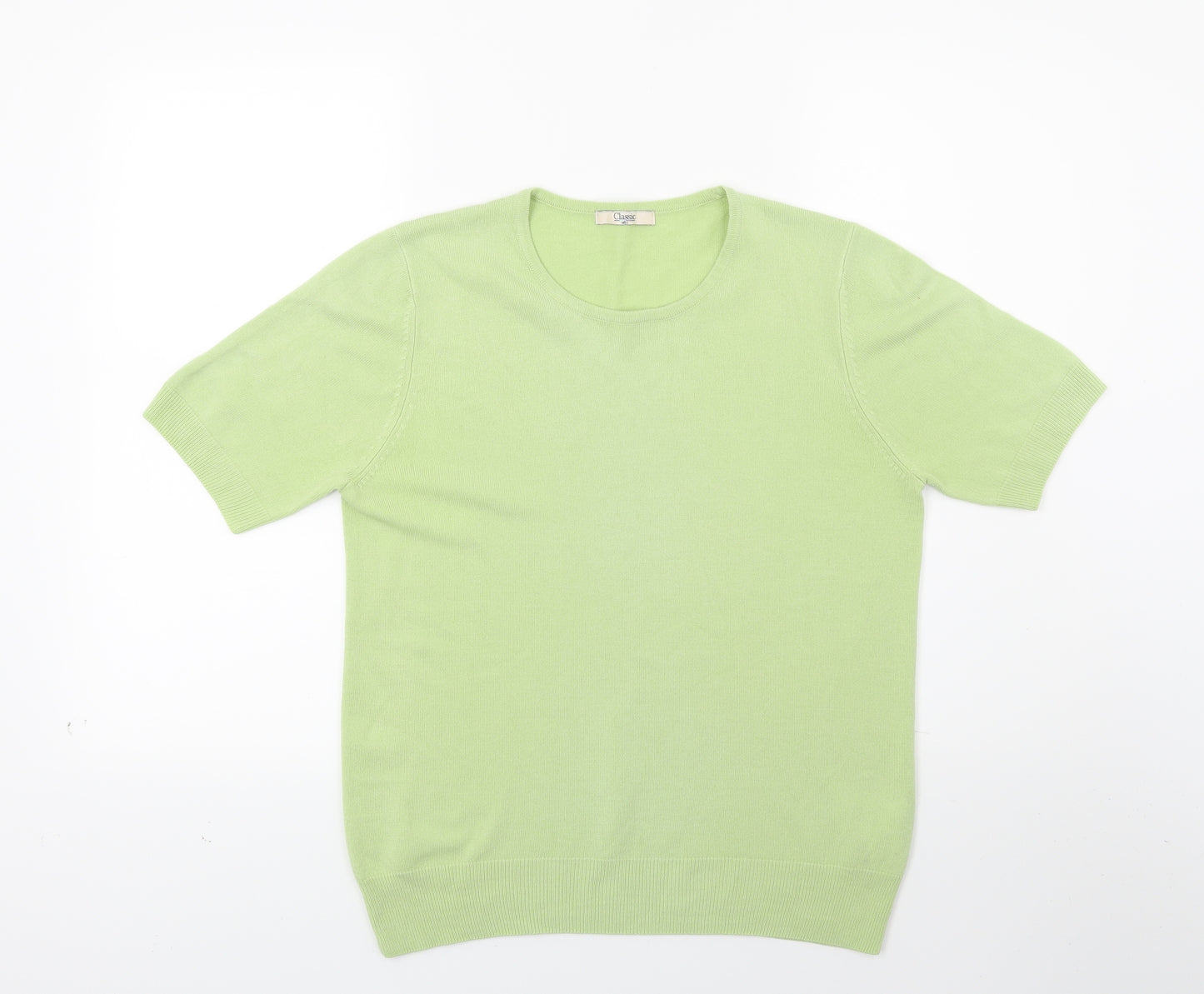 Marks and Spencer Womens Green  Knit Pullover Jumper Size 12