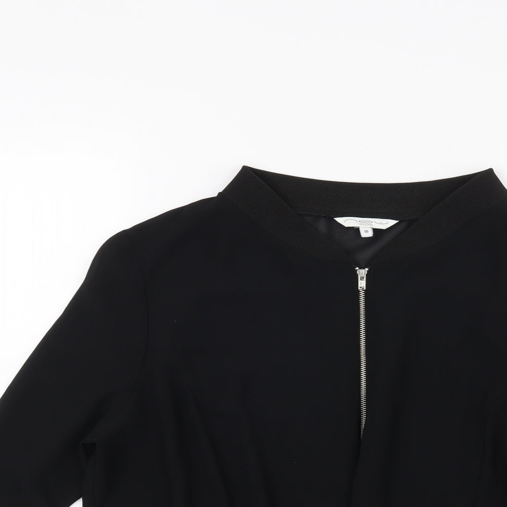New Look Womens Black   Jacket Coat Size 16