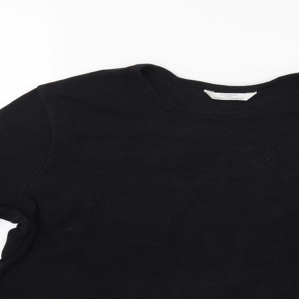 Marks and Spencer Womens Black   Pullover Sweatshirt Size 18