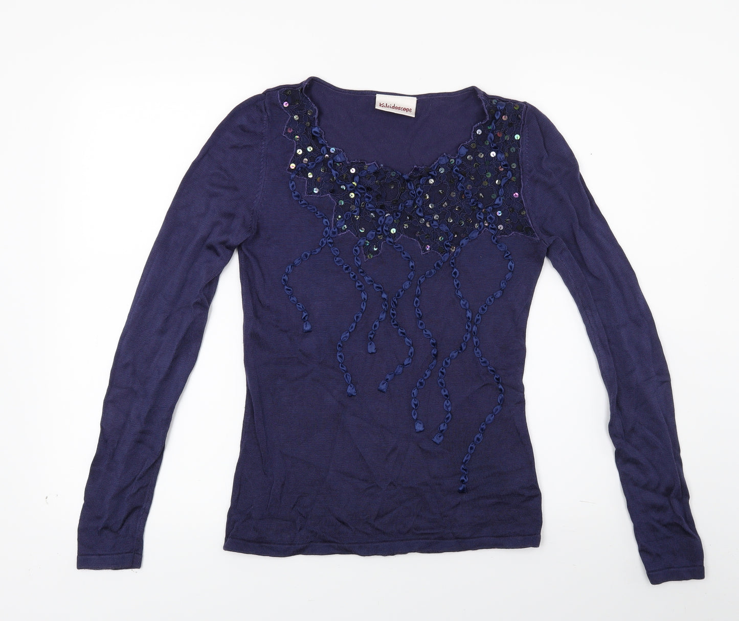 Kaleidoscope Womens Blue   Pullover Jumper Size 10