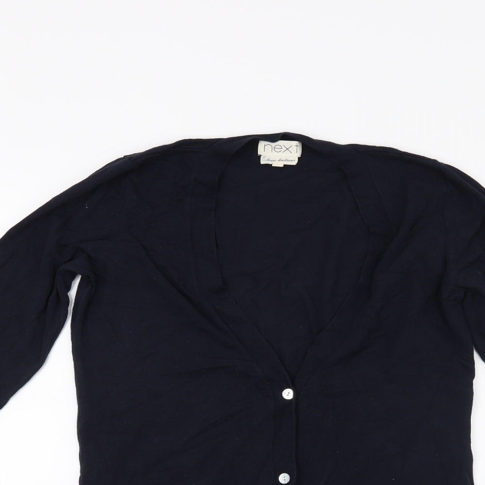 NEXT Womens Blue  Knit Cardigan Jumper Size 12