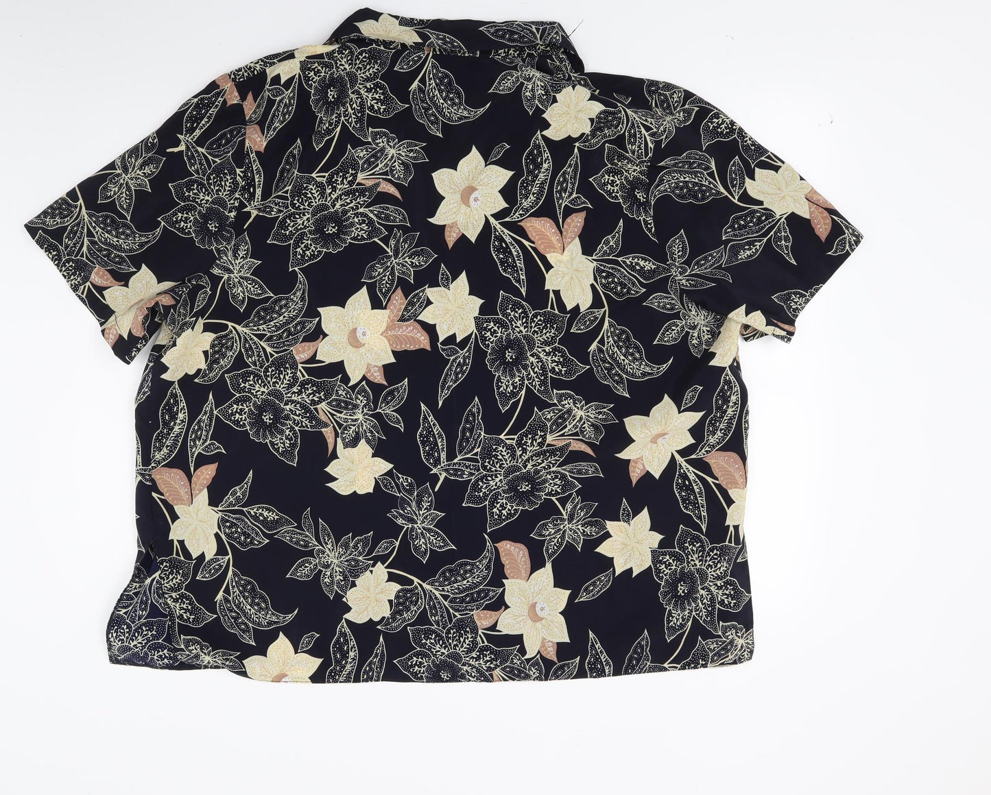 Preworn Womens Blue Floral  Tunic Blouse Size 22