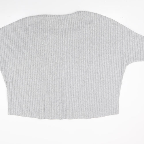 New Look Womens Grey  Knit Pullover Jumper Size L