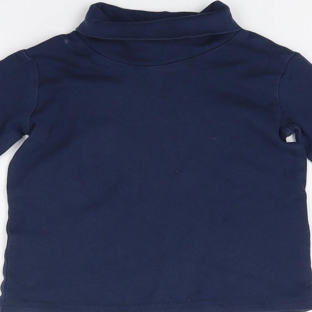 H&M Girls Blue   Pullover Jumper Size 2 Years