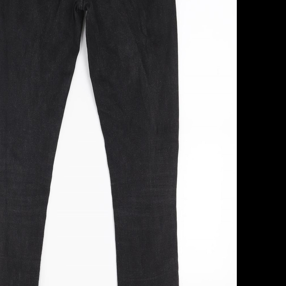 NEXT Womens Black  Denim Mom Jeans Size 8 L26 in