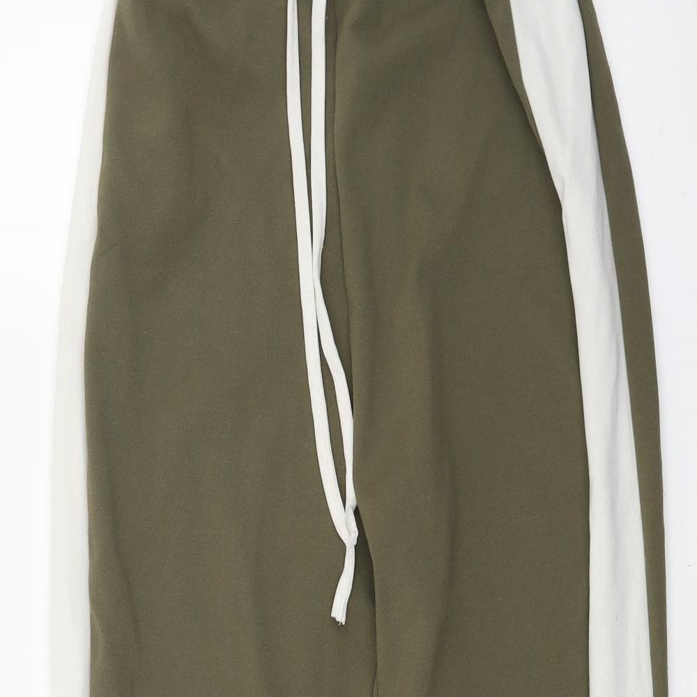 PRETTYLITTLETHING Womens Green   Jogger Trousers Size 6 L26 in