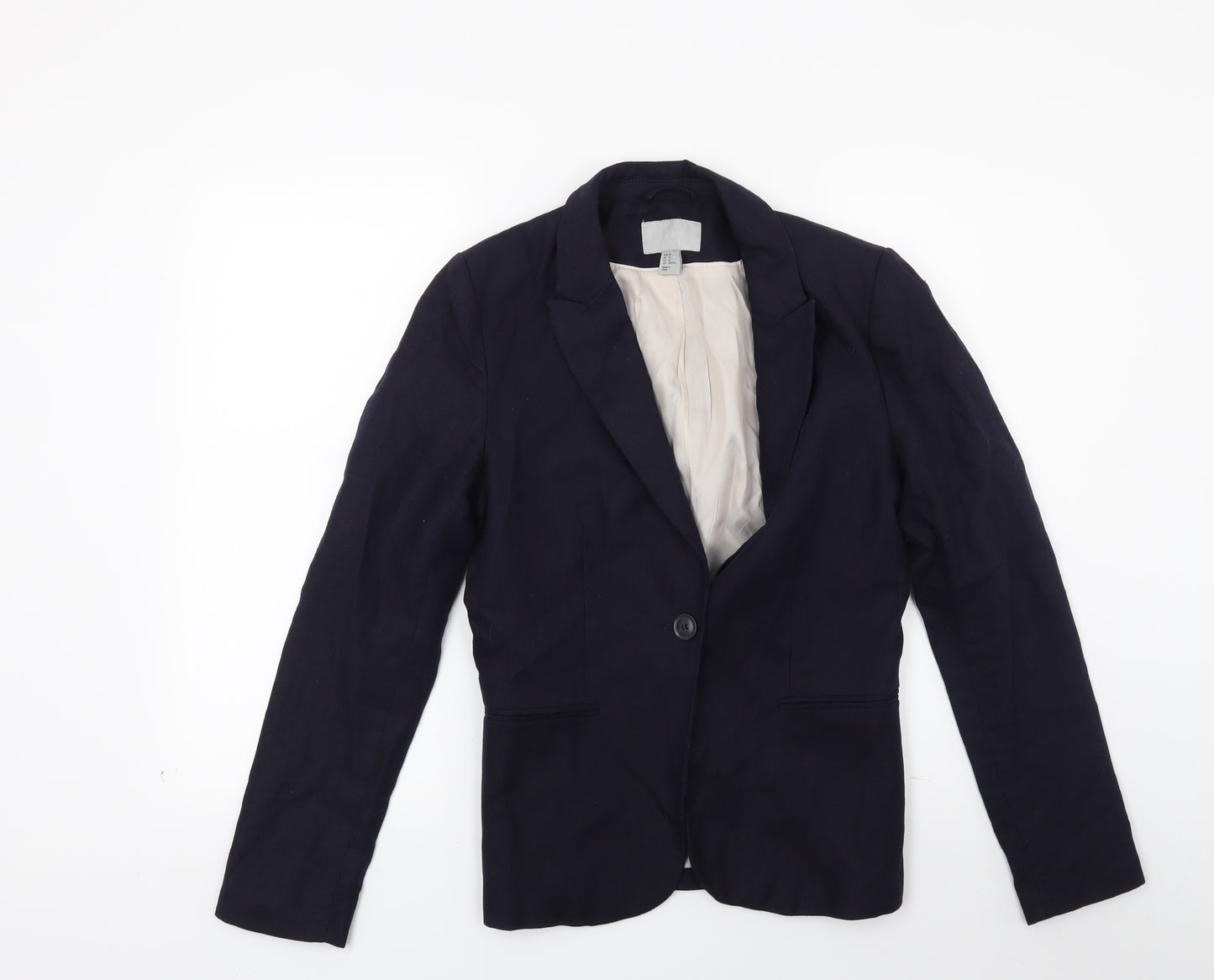 H&M Womens Blue   Jacket Blazer Size 12