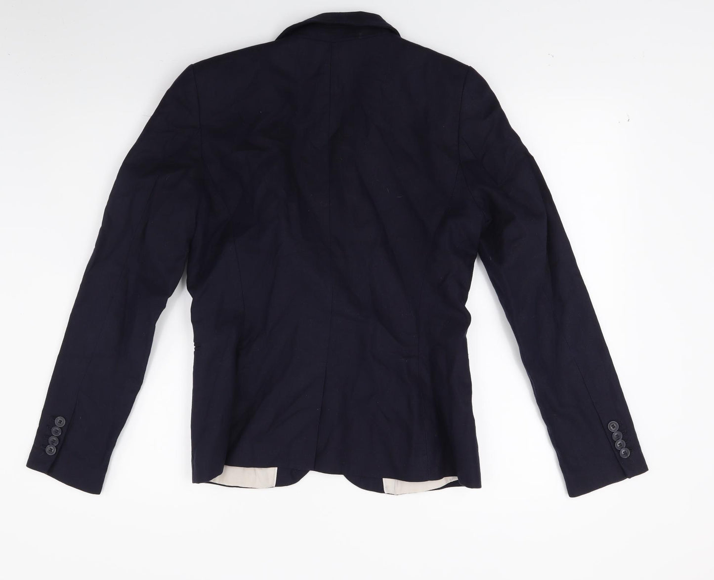 H&M Womens Blue   Jacket Blazer Size 12