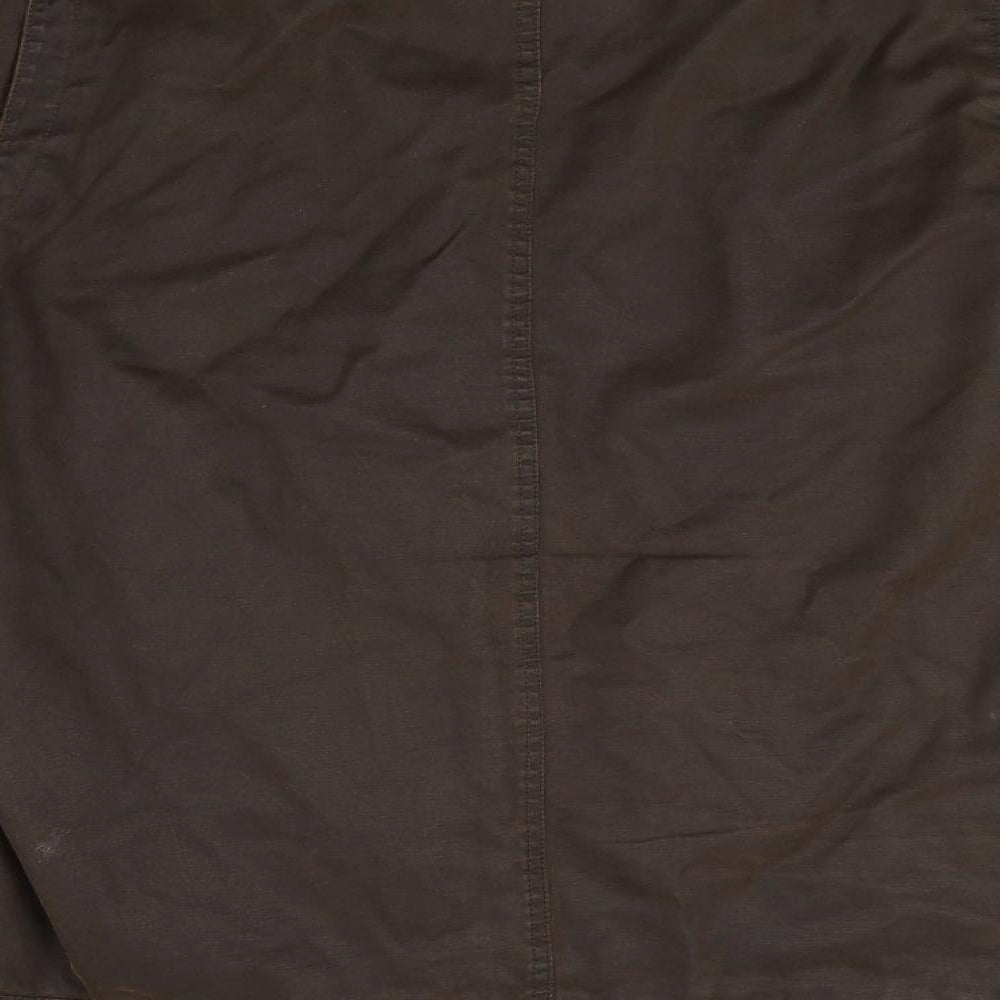 Austin Reed Mens Brown   Jacket Coat Size XL  - waxed Cotton