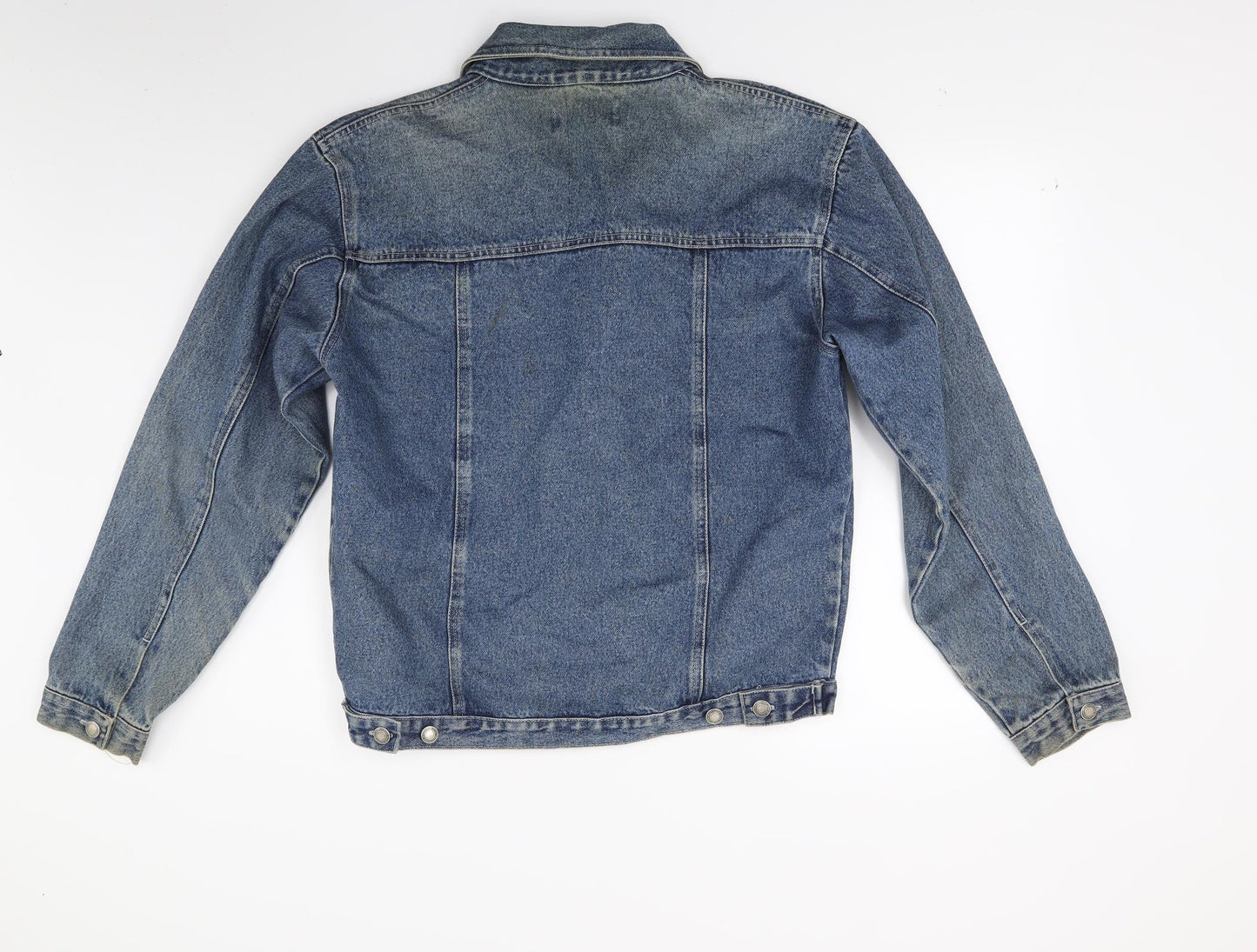 Reefer Jeans Mens Blue  Denim Jacket Coat Size L