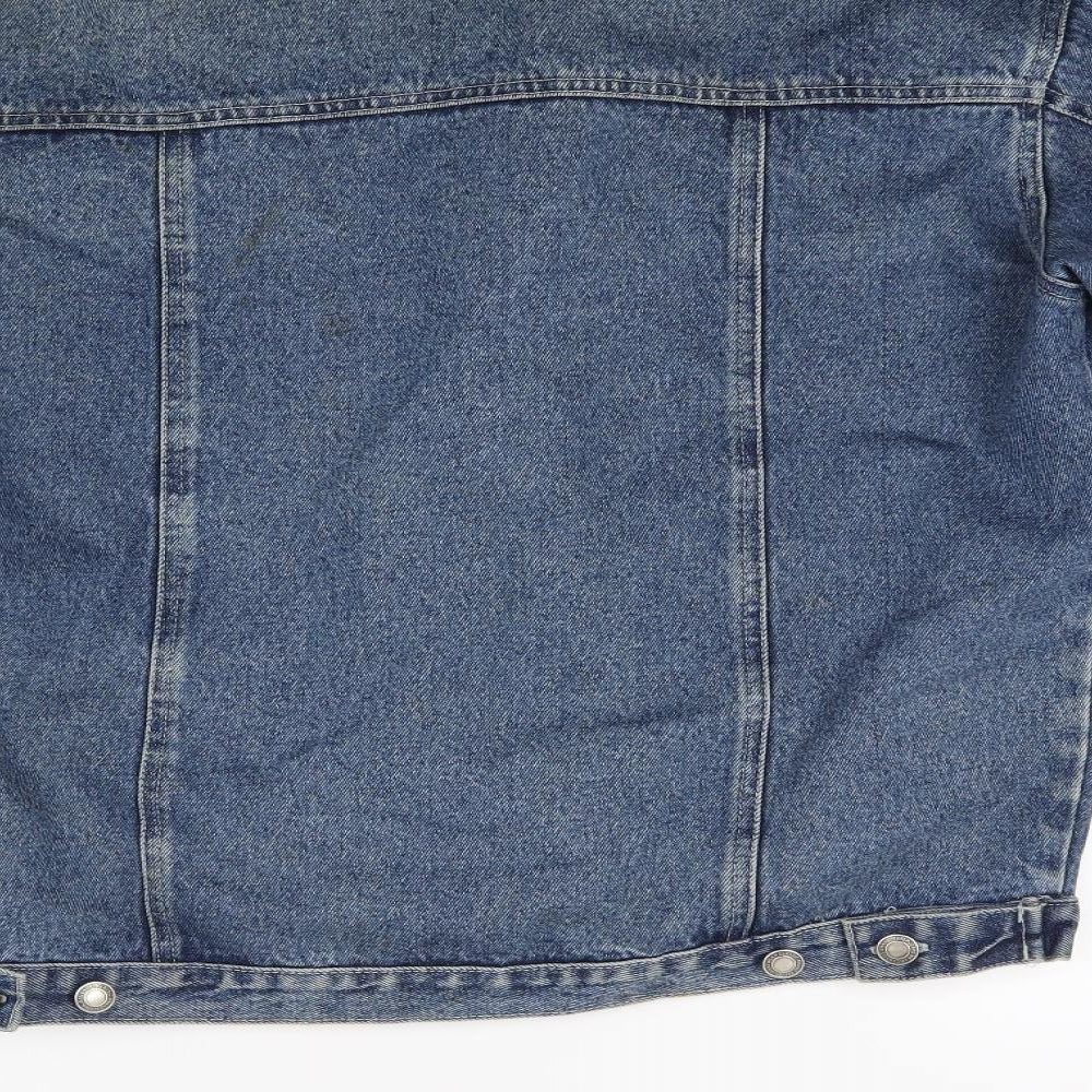 Reefer Jeans Mens Blue  Denim Jacket Coat Size L