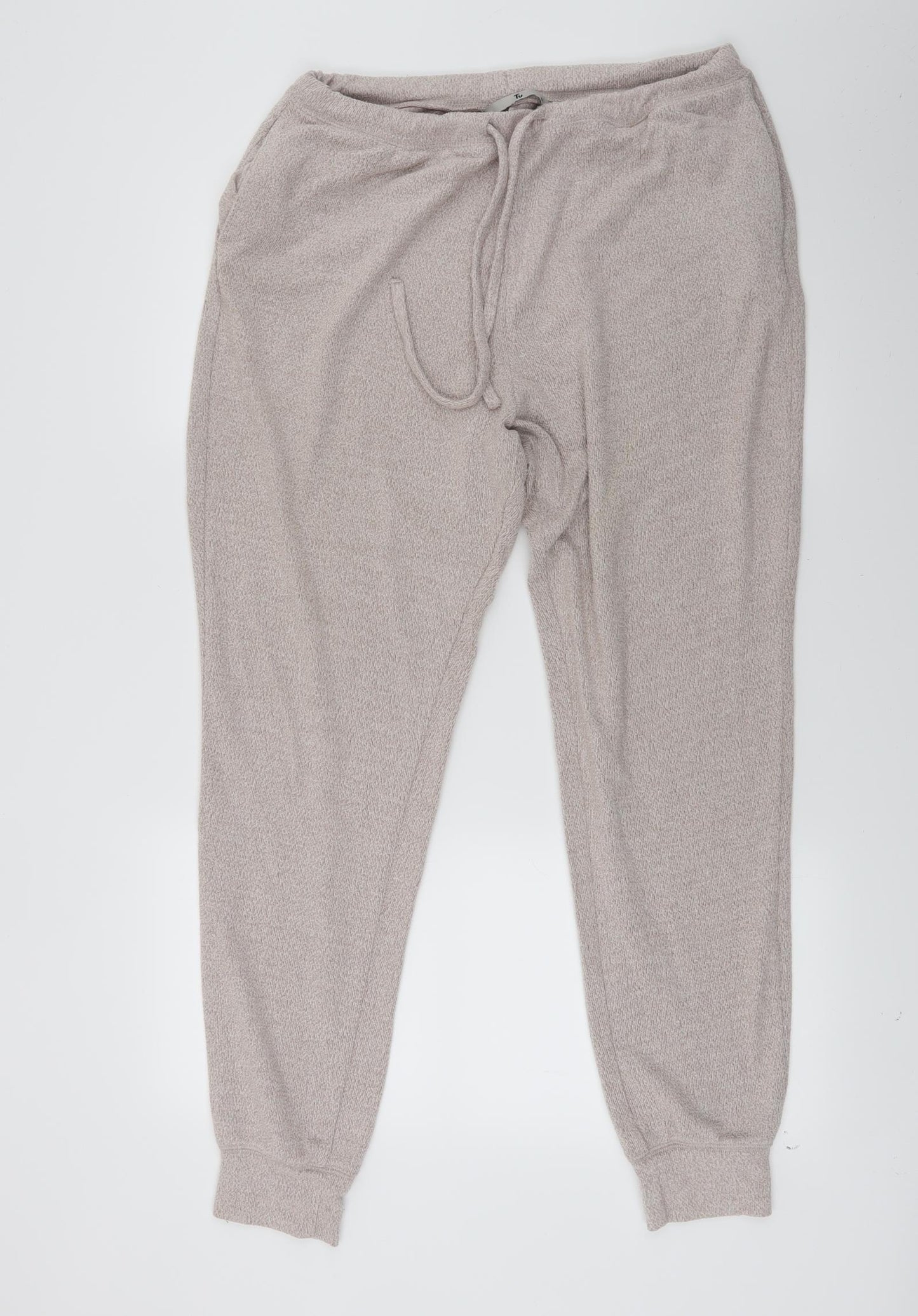 TU Womens Brown   Jogger Trousers Size 14 L27 in