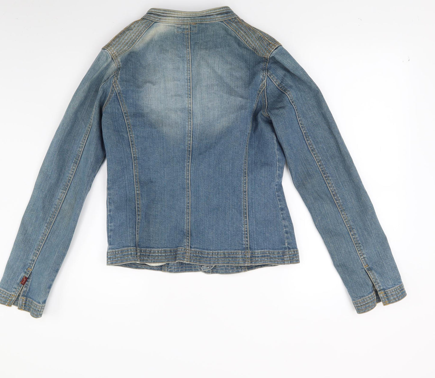 Oasis Womens Blue  Denim Jacket Coat Size 12