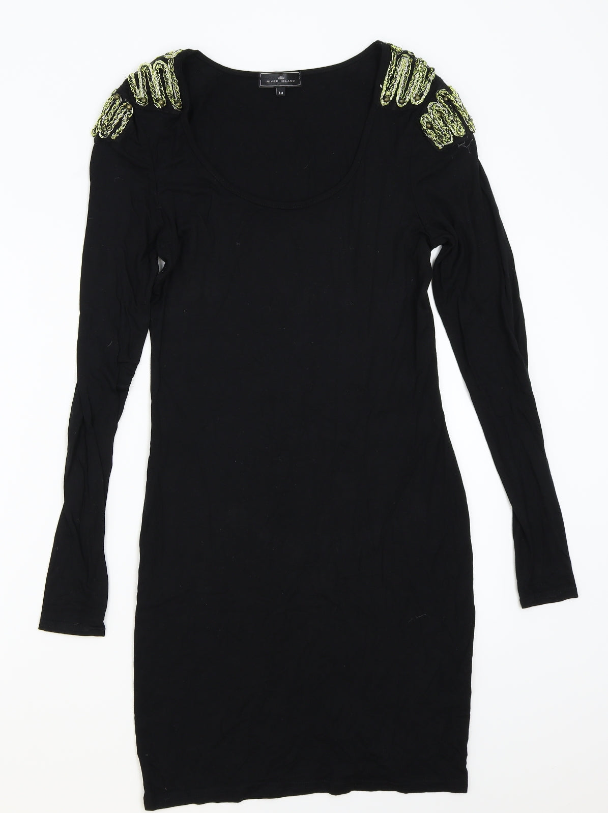 River Island Womens Black   A-Line  Size 14