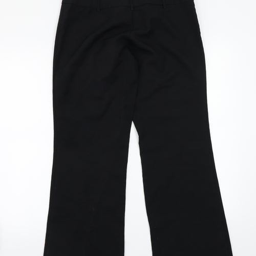 Evie Womens Black   Trousers  Size 12 L29 in