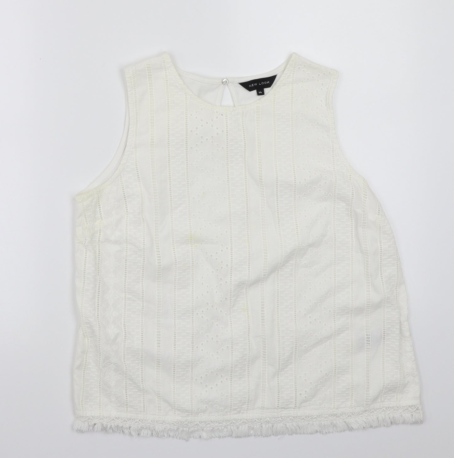 Newlook Womens White   Basic T-Shirt Size 14