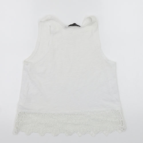 Newlook Womens White   Basic Tank Size 6