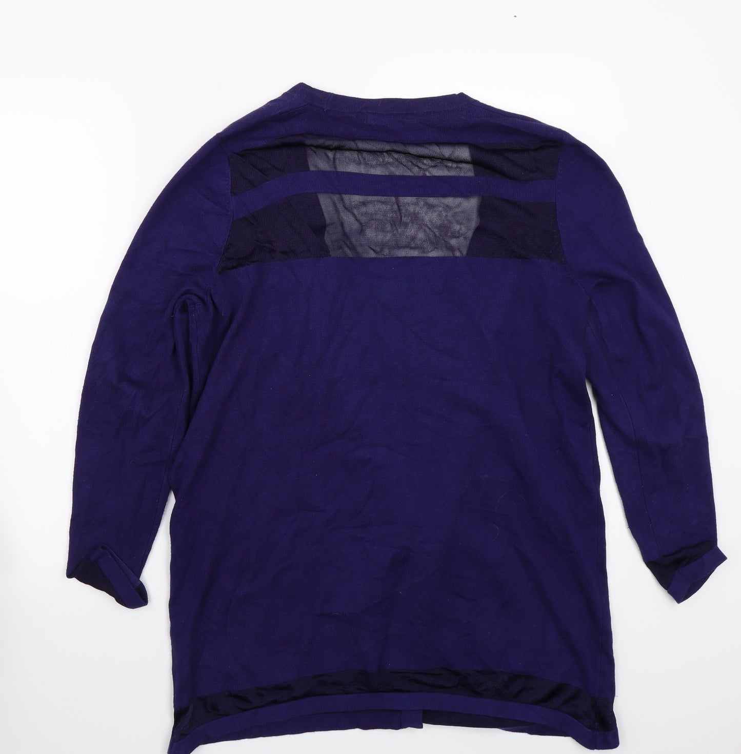 Marks and Spencer Womens Blue   Cardigan Jumper Size 14