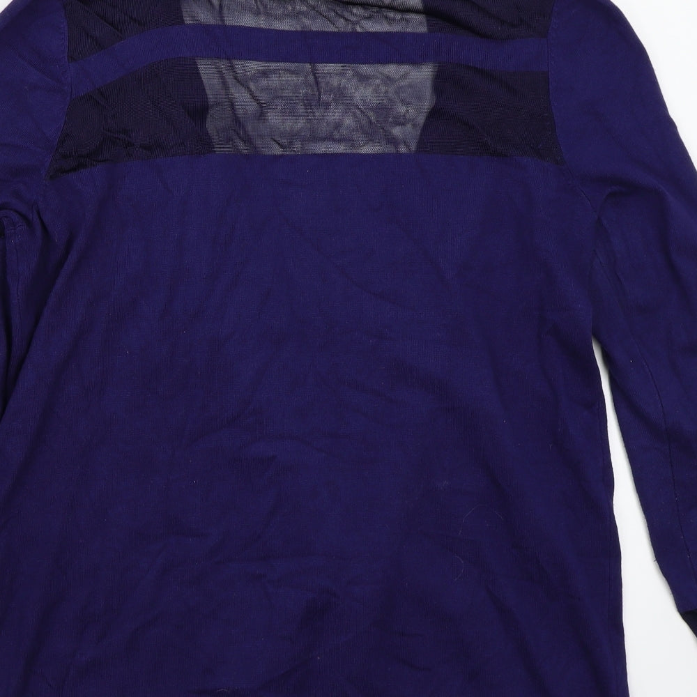 Marks and Spencer Womens Blue   Cardigan Jumper Size 14
