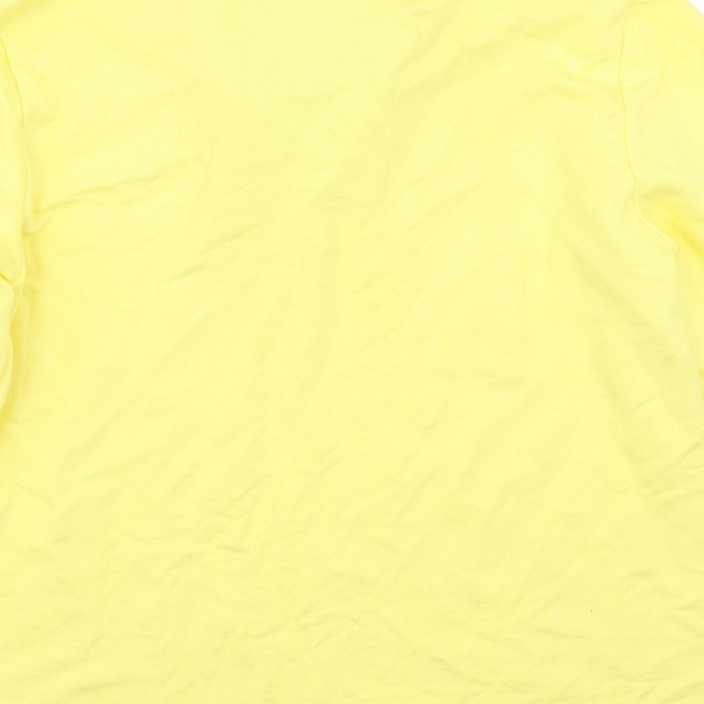 Cotton Traders Womens Yellow   Pullover Jumper Size M
