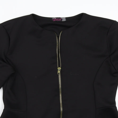 Miss blush Womens Black   Jacket Blazer Size M