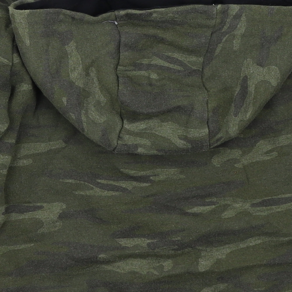 George Boys Green Camouflage  Jacket Coat Size 6-7 Years