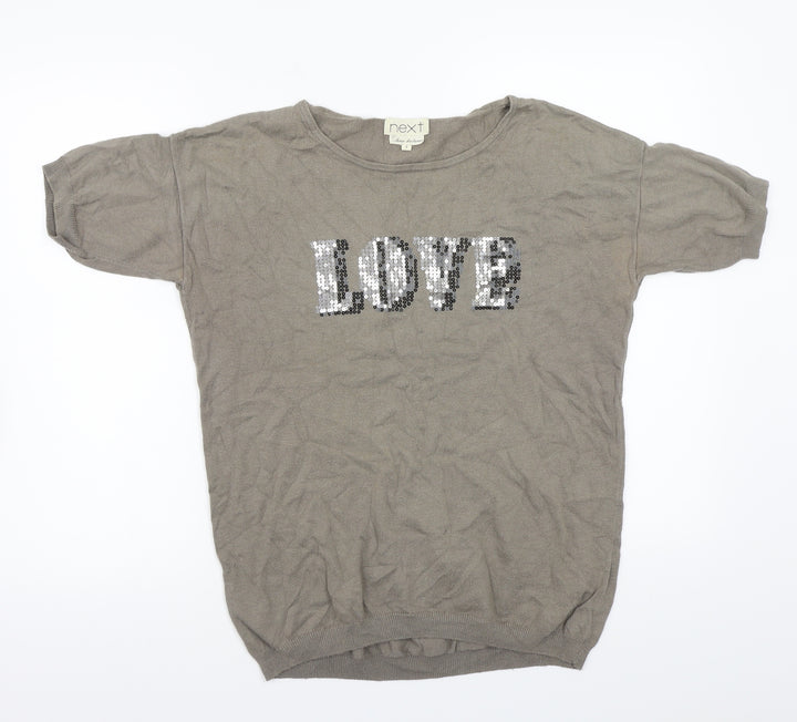 NEXT Womens Grey   Pullover Jumper Size 8