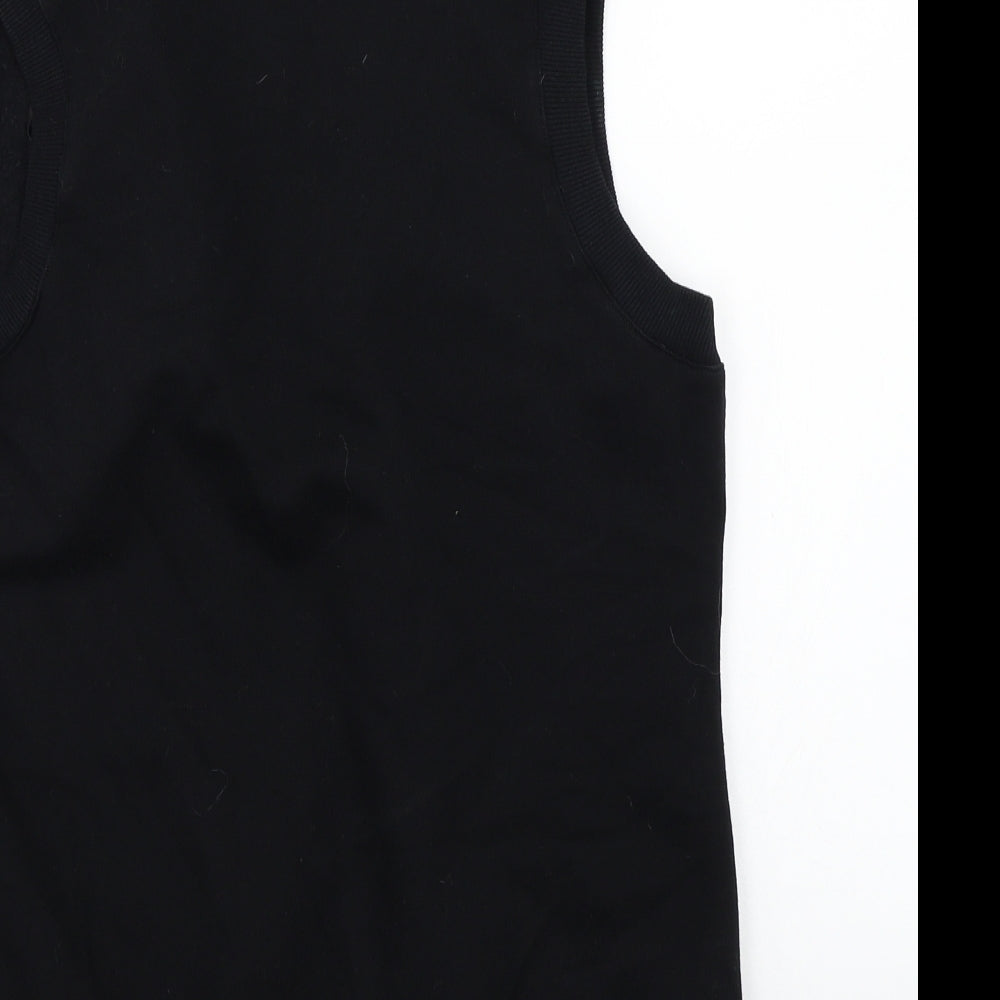 Select Womens Black   Gilet Coat Size 12