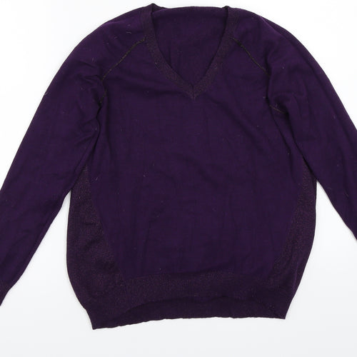 Preworn Womens Purple   Pullover Jumper Size S