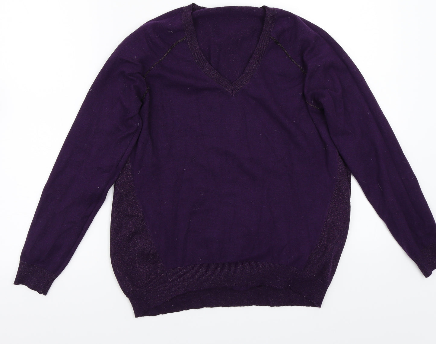 Preworn Womens Purple   Pullover Jumper Size S