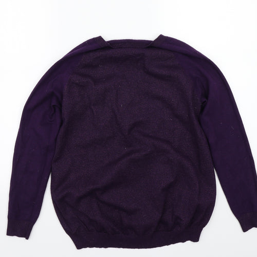 Preworn Womens Purple   Pullover Jumper Size S