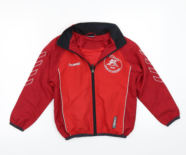 Hummel Boys Red Jacket Coat Size 8 Years