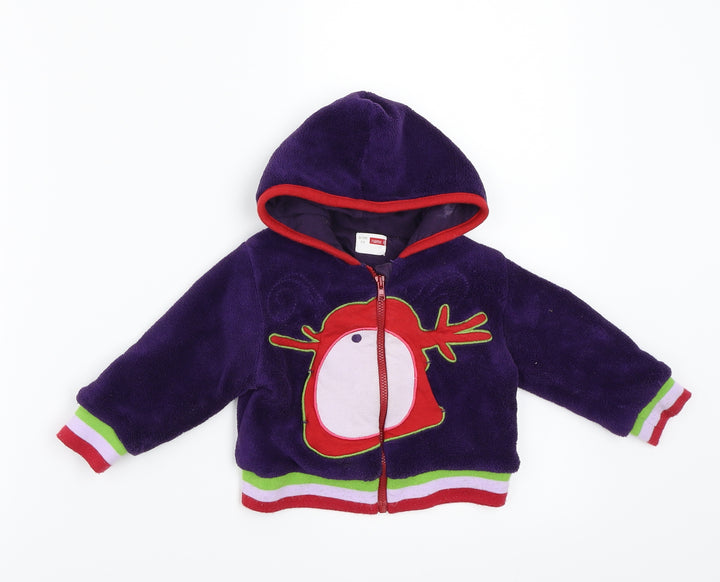 name it Girls Purple   Jacket Coat Size 6-9 Months