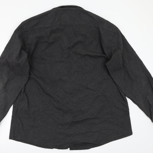 Citta Di Milano  Mens Grey    Button-Up Size 46