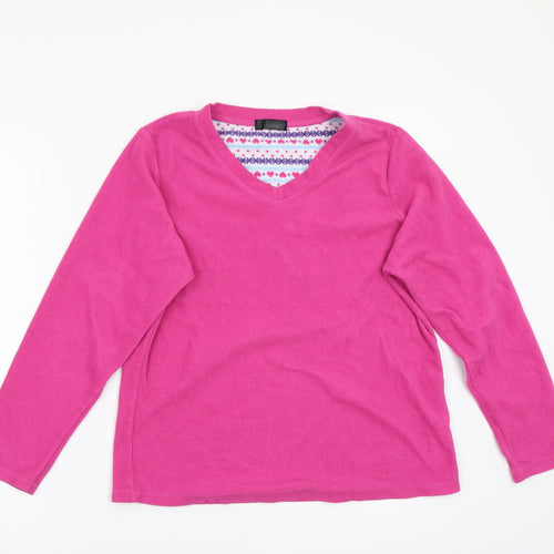 F&F Womens Pink   Pullover Jumper Size 12