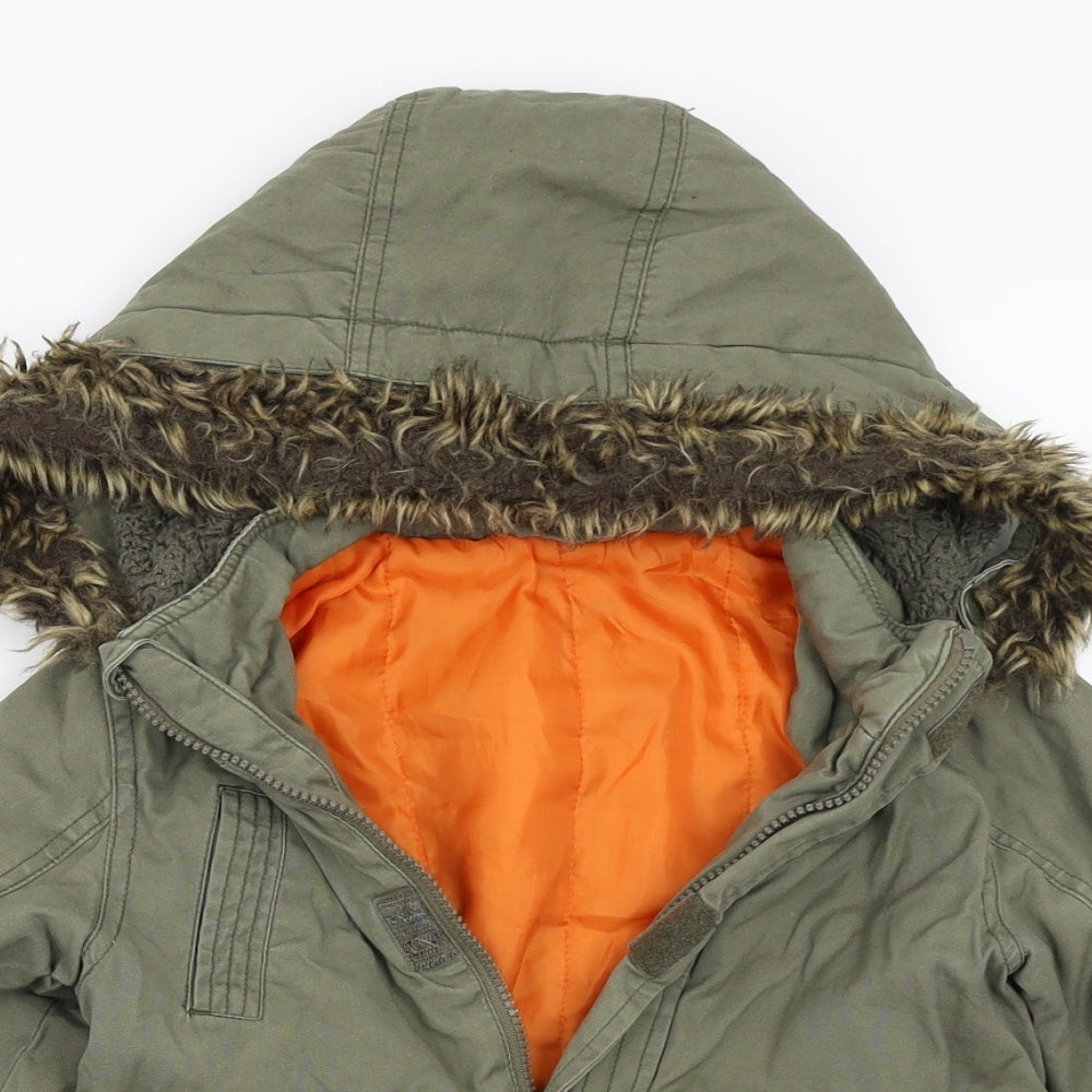 Marks and Spencer Boys Green   Jacket Coat Size 4-5 Years