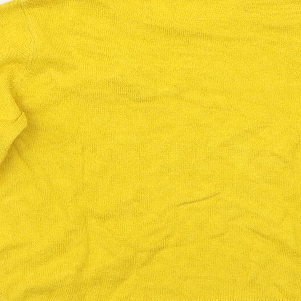 H&M Girls Yellow   Pullover Jumper Size 3-4 Years