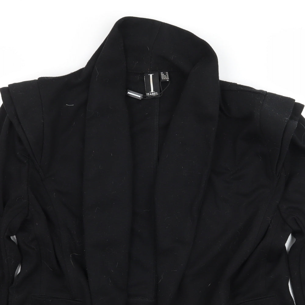 Izabel Womens Black   Jacket  Size 14