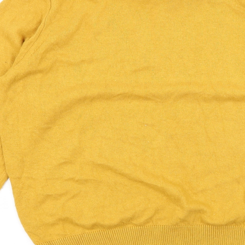 Preworn Womens Yellow  Knit Pullover Jumper Size 14
