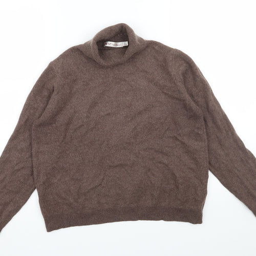 EWM Womens Brown  Knit Pullover Jumper Size 18