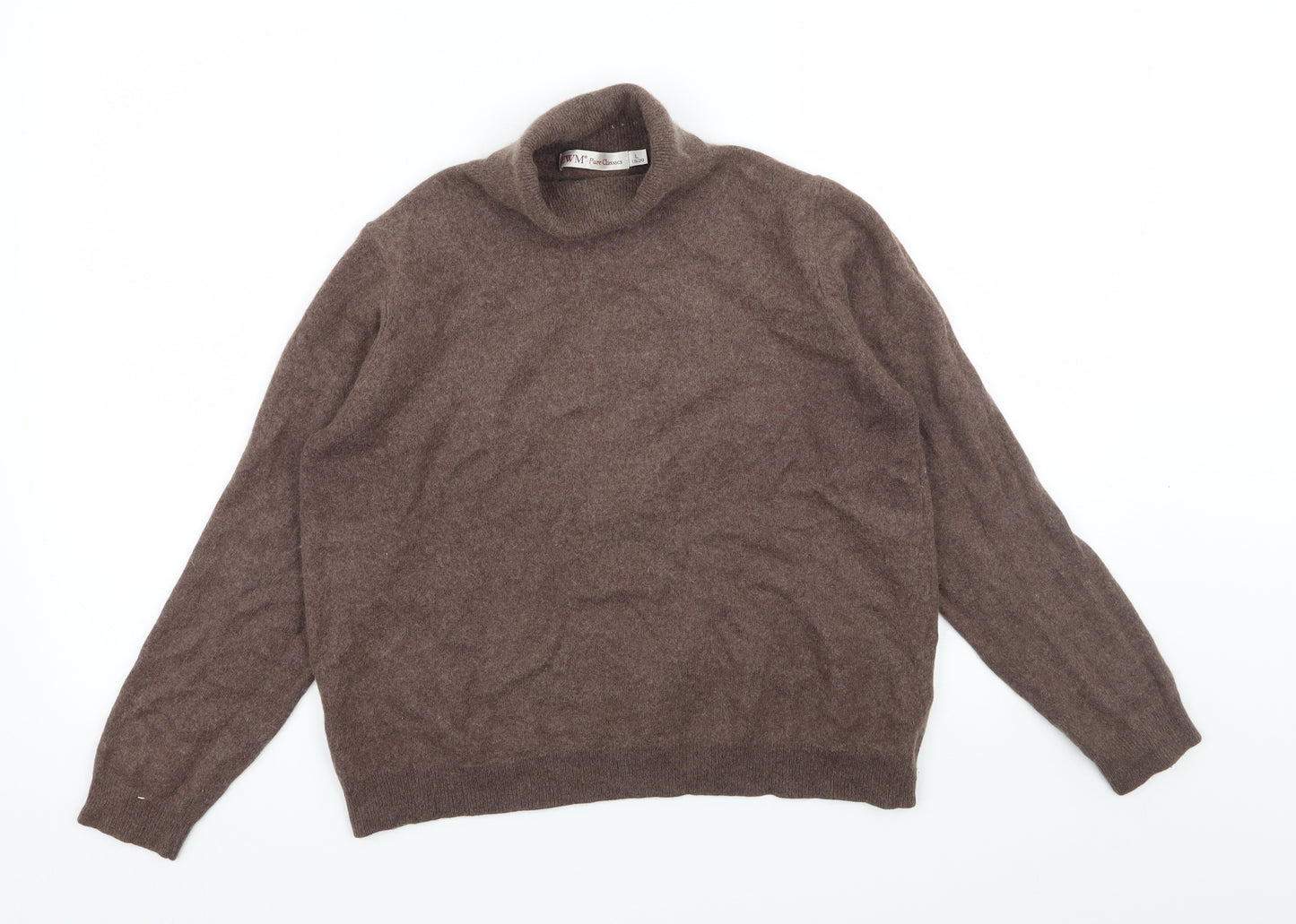 EWM Womens Brown  Knit Pullover Jumper Size 18