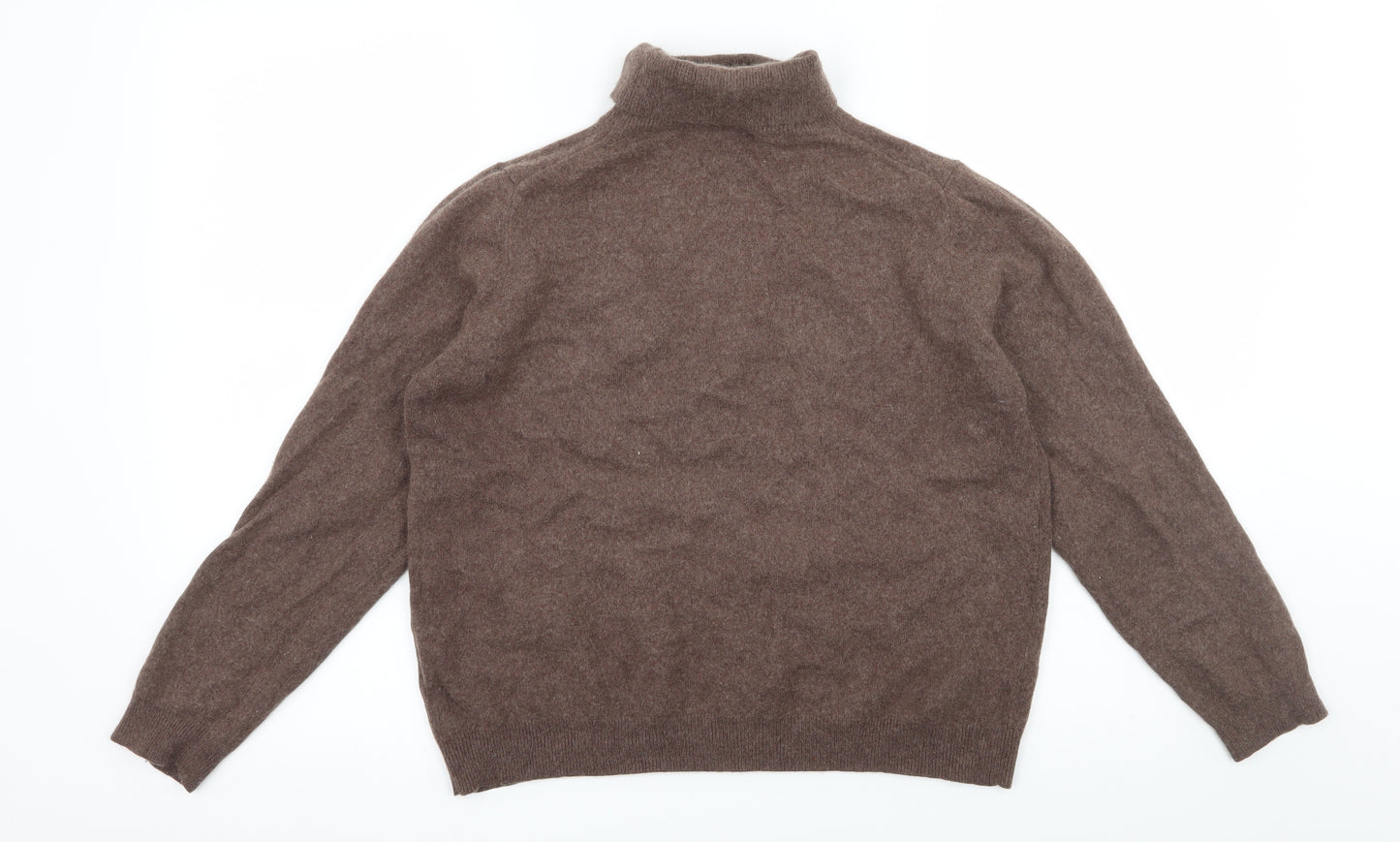 EWM Womens Brown  Knit Pullover Jumper Size 18