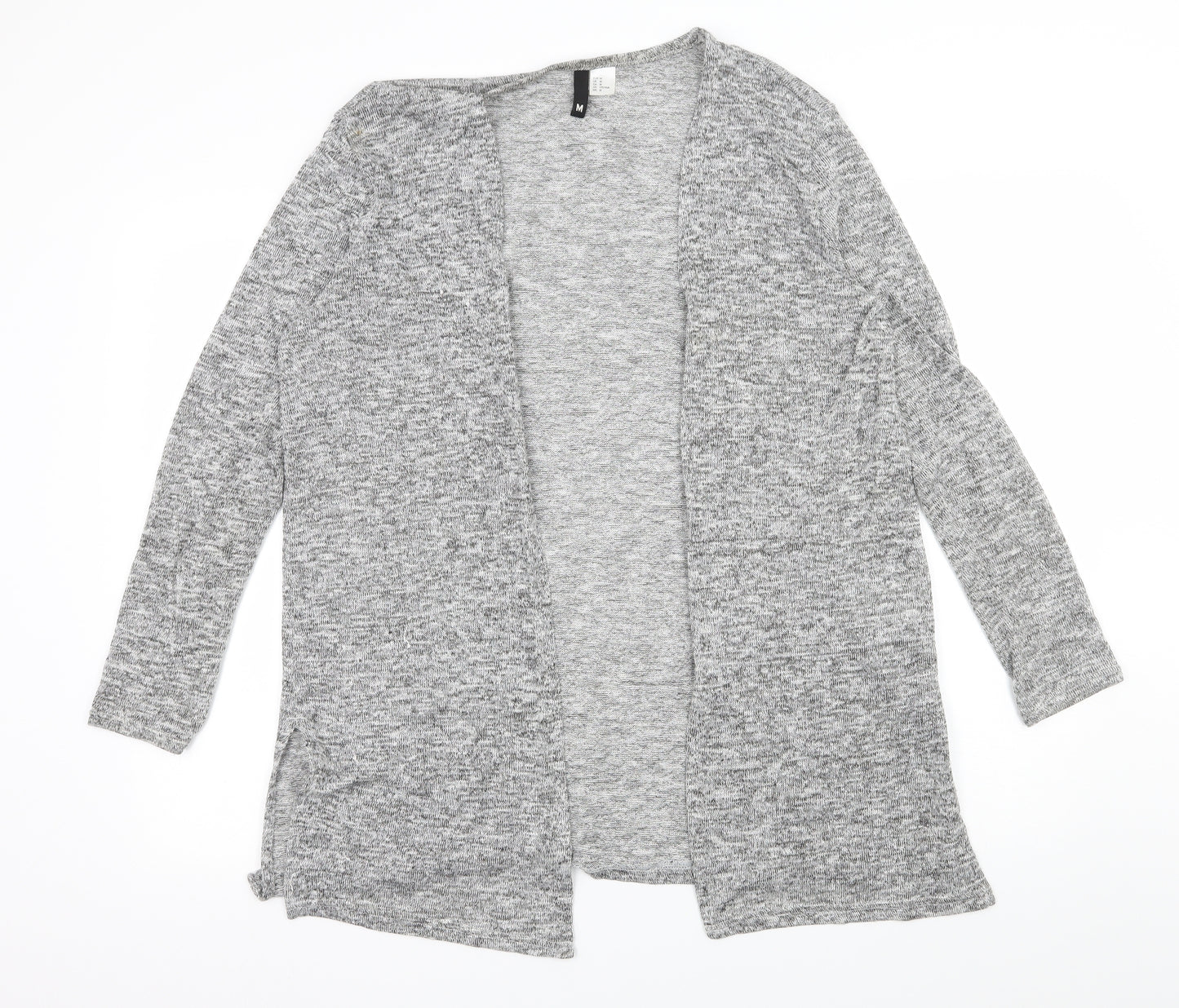H&M Womens Grey  Knit Cardigan Jumper Size M