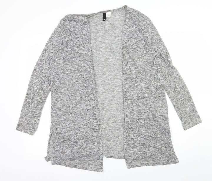 H&M Womens Grey  Knit Cardigan Jumper Size M