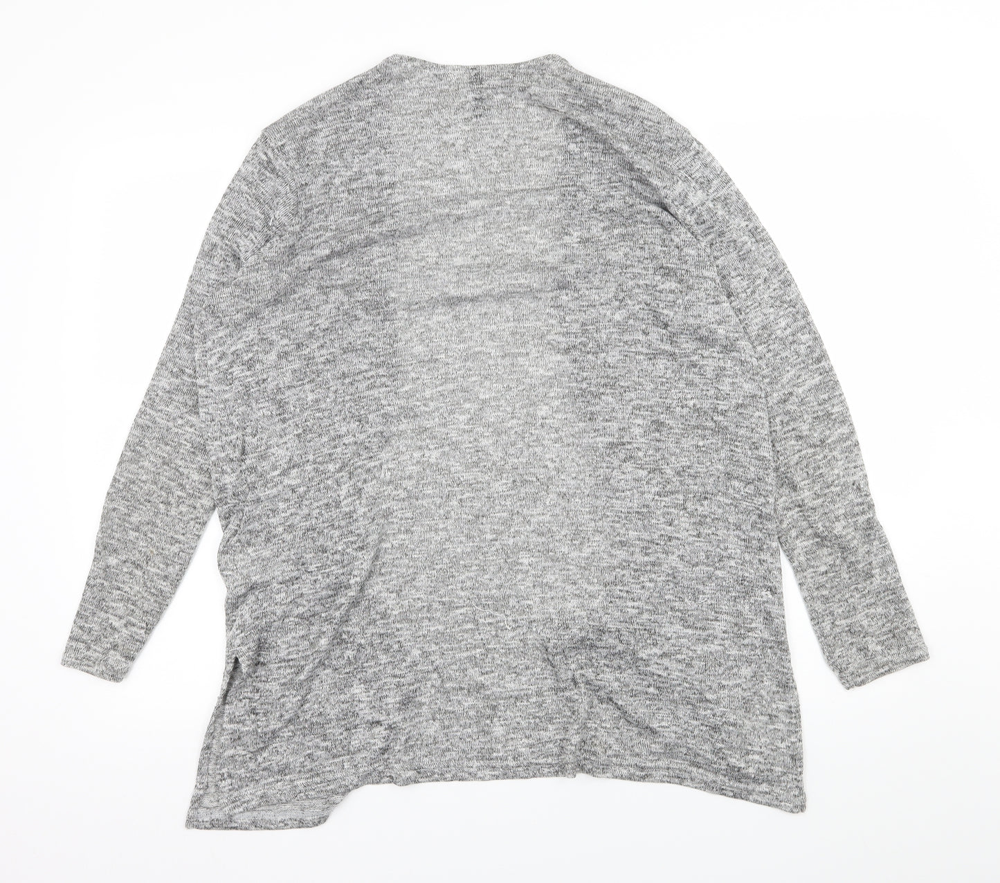 H&M Womens Grey  Knit Cardigan Jumper Size M