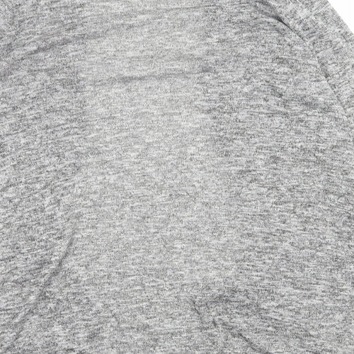 H&M Womens Grey  Knit Cardigan Jumper Size M